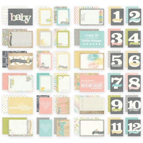 Karten Set - Hello Baby- SN@P! 36 Journaling Cards