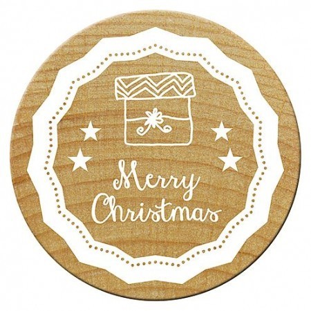 Woodies Stempel "Merry Christmas"