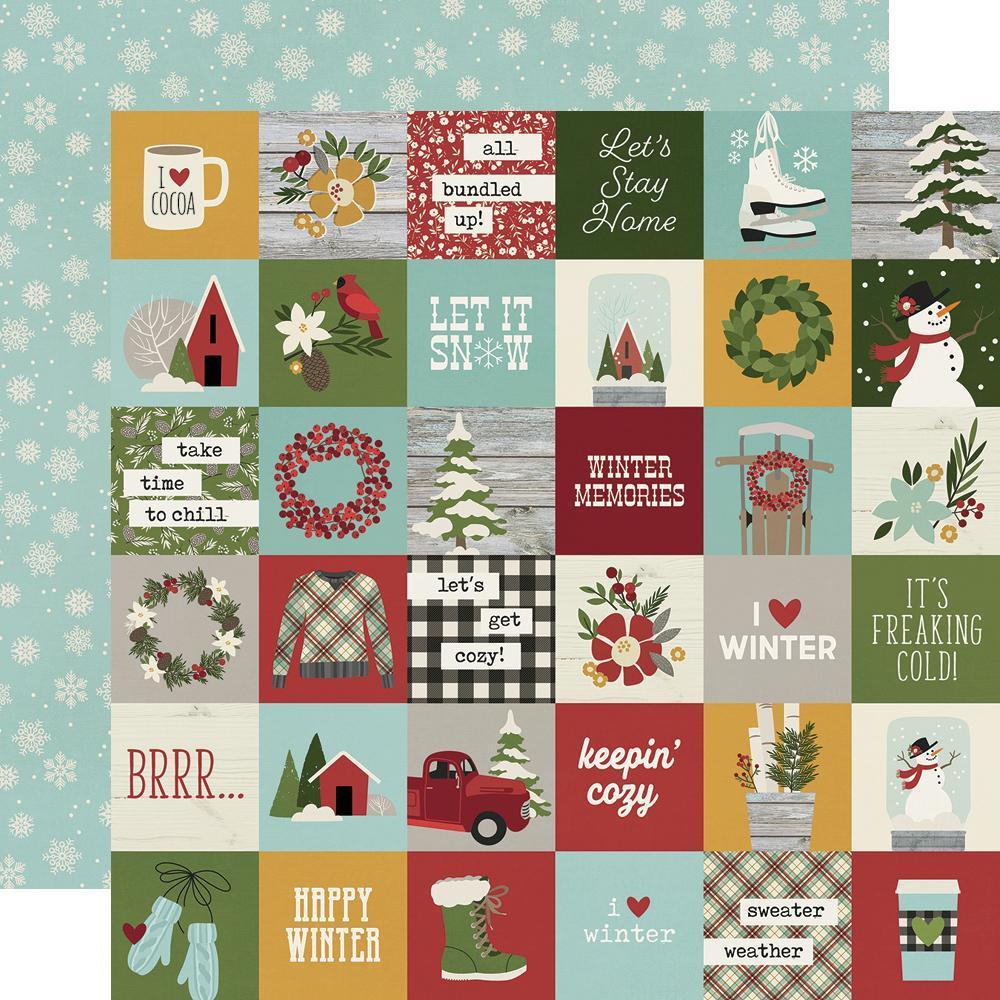 Weihnachtspapier Sweater Weather - Cardstock 12 x 12 Inch